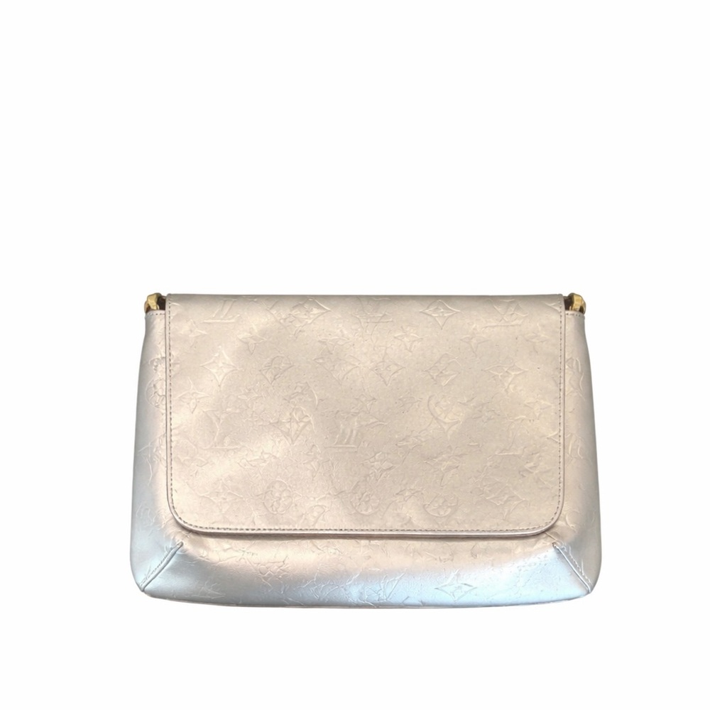 Louis Vuitton Silver LV Logo Vernis Leather Thompson Street Bag READ DESCRIPTION - Picture 8 of 11